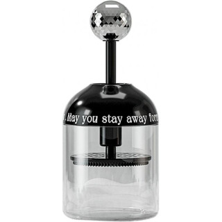 Črna elegantna posodica za penjenje kozmetike