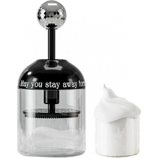 Črna elegantna posodica za penjenje kozmetike