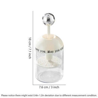 Črna elegantna posodica za penjenje kozmetike