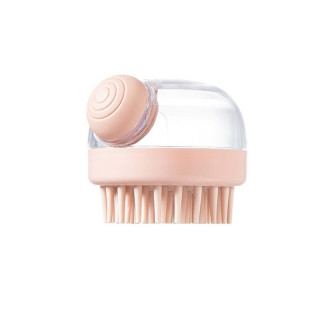 Masažna krtača z balzamom ali aplikatorjem maske za lase