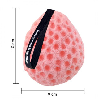 Rožnata gobica za mokro umivanje in nežen piling