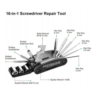 Komplet ključev za kolo 16 v 1