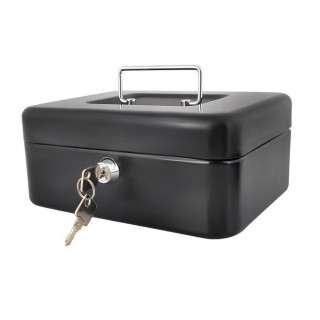 Kovinski sef v črni barvi