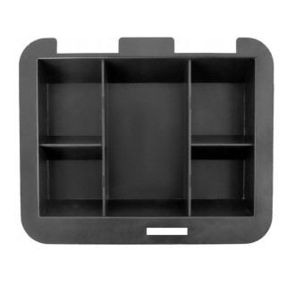 Kovinski sef v črni barvi