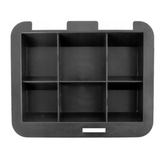 Kovinski sef v črni barvi