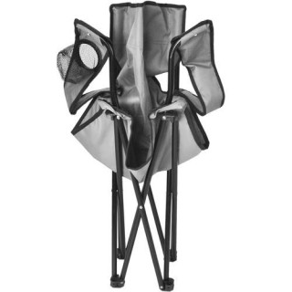 Ribiški stol v sivi barvi