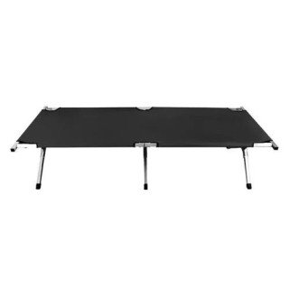 Črna zložljiva potovalna postelja