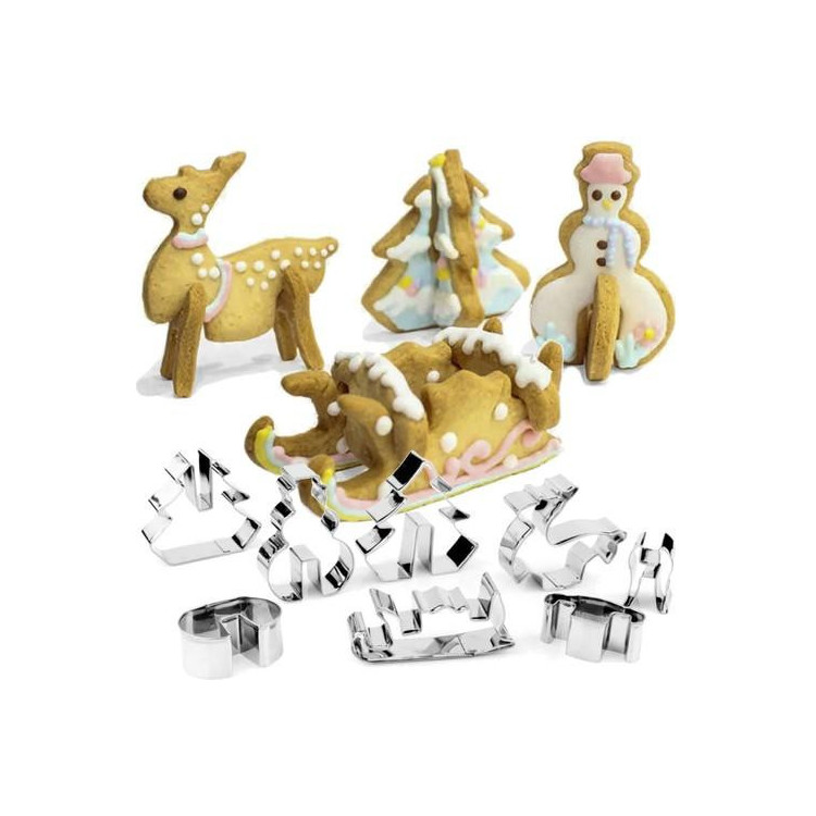 Set božičnih modelčkov za piškote