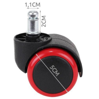 Nadomestna rdeča kolesa za pisarniški stol