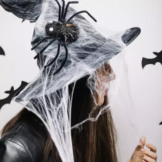 Umetna pajkova mreža + 2 pajka