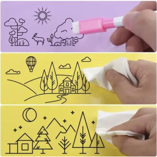 Markerji za suho brisanje - set 16 kosov