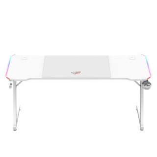 Bela igralna miza Huzaro HERO 4.8 WHITE RGB