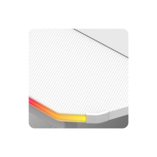 Bela igralna miza Huzaro HERO 4.8 WHITE RGB