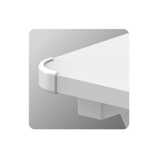 Bela igralna miza Huzaro HERO 4.8 WHITE RGB