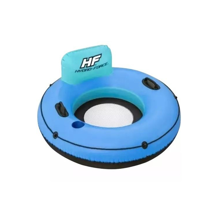 Napihljivo kolo z naslonjalom