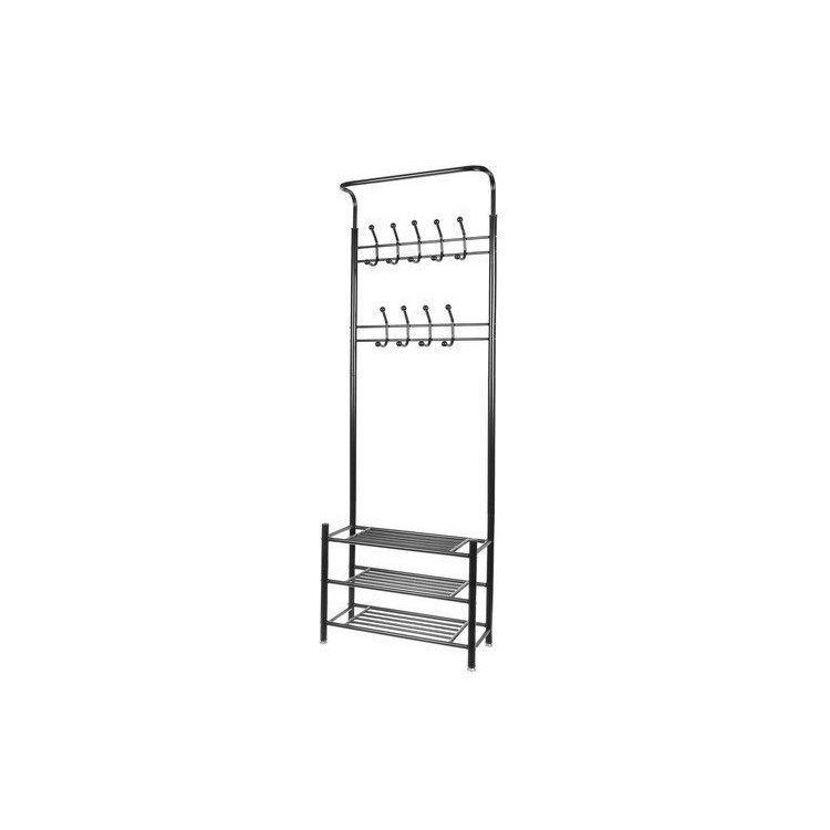 Obešalnik za oblačila s polico