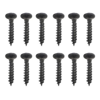 Črn stenski obešalnik - set 5 kos