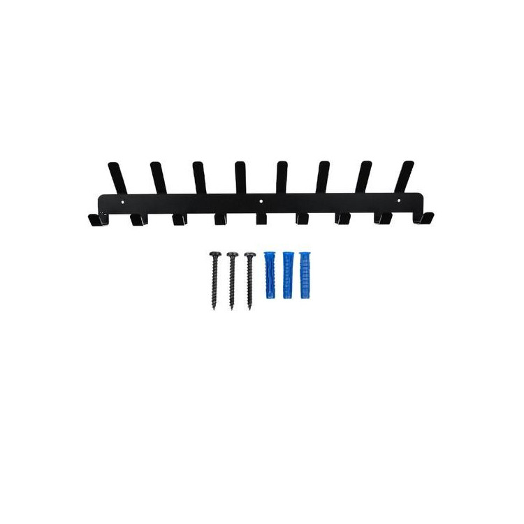 Črn stenski obešalnik