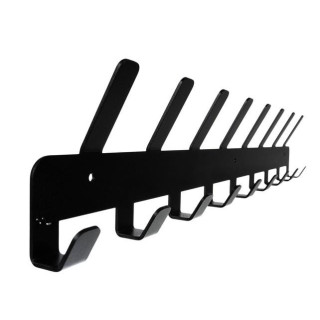 Črn stenski obešalnik