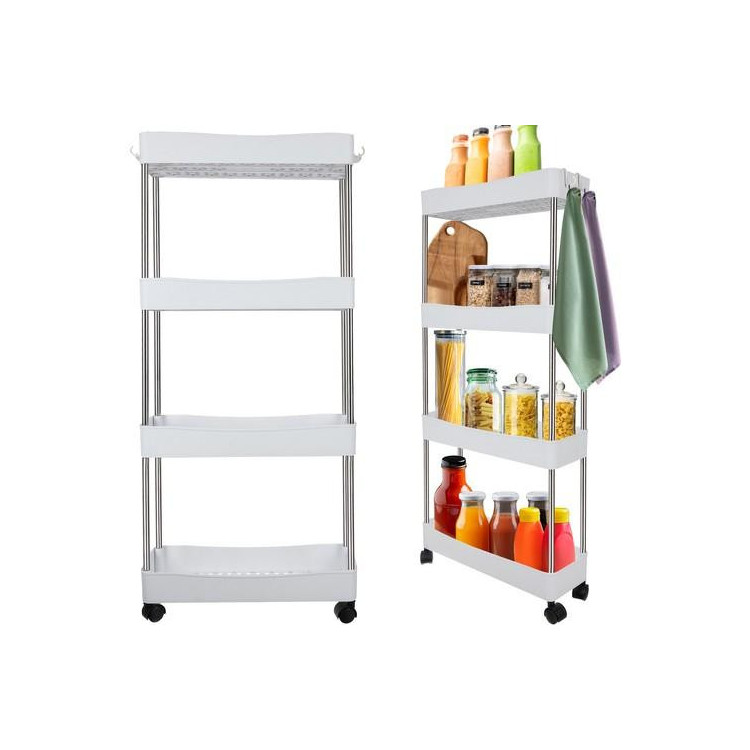 Univerzalna premična bela polica