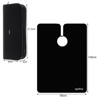 Frizerske škarje 2 kom + pribor