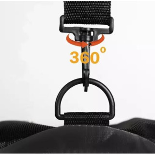 Črna transportna torba za živali