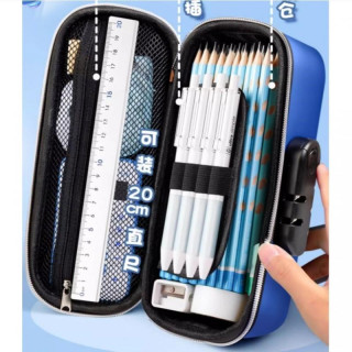 Šolska pernica z loparjem s kodno ključavnico