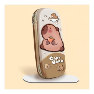 Enokomorna rjava peresnica s kapibaro