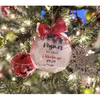 Prozorne kroglice s premerom 10 cm - 5 kosov