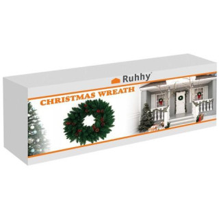 Debel božični venec za na vrata - 60 cm