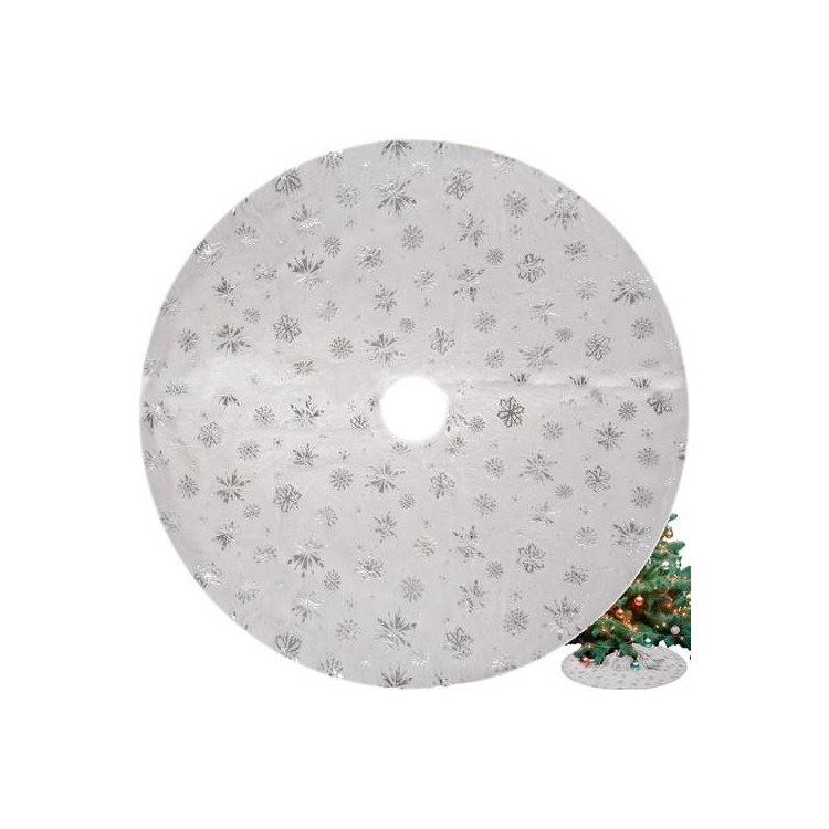 Bela preproga pod jelko - 90 cm