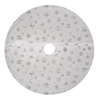 Bela preproga pod jelko - 90 cm