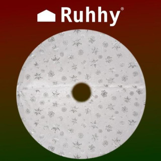 Bela preproga pod jelko - 120 cm