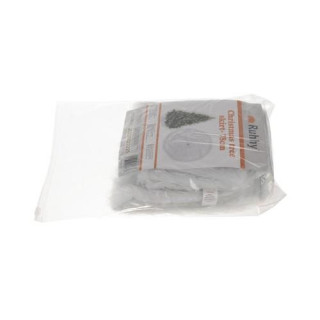 Bela krznena preproga pod jelko - 72 cm