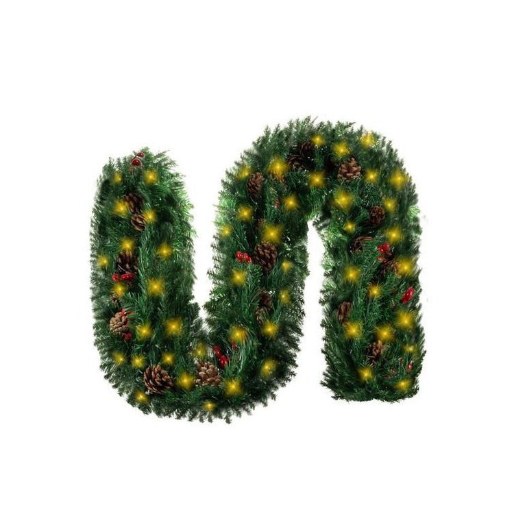 HQ božična girlanda z LED lučkami - 2,7 m