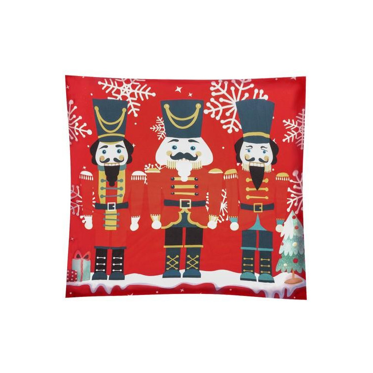 Rdeča božična prevleka za blazino 40x40 cm