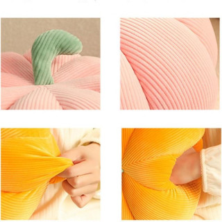 Bela mincester blazina v obliki buče - 18 cm