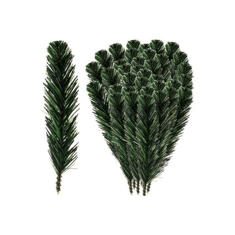 Umetne smrekove veje 21 cm - 40 kom