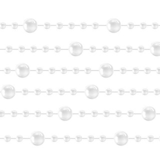 Božična biserna girlanda - 5 m