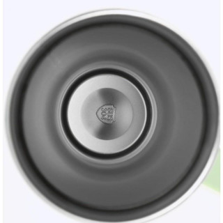 Velika turkizna termo skodelica z ročajem in slamico 1,2 l