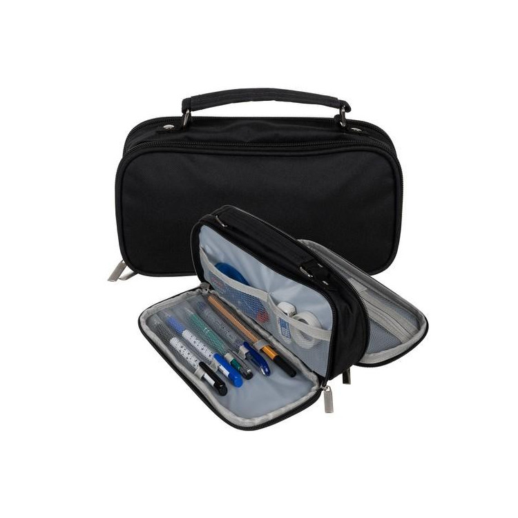 Velika črna torbica za svinčnike
