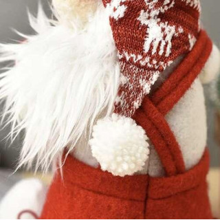 Božični škratek z vrečko za steklenice