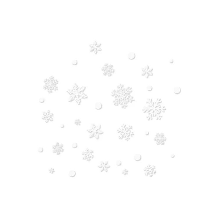 Nalepke za okna - snežinke