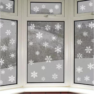 Nalepke za okna - snežinke