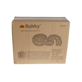 Bela božična girlanda - 6 m