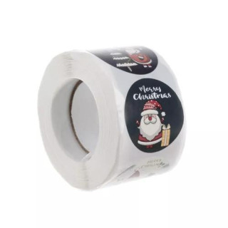 Božične nalepke - rola 500 kom