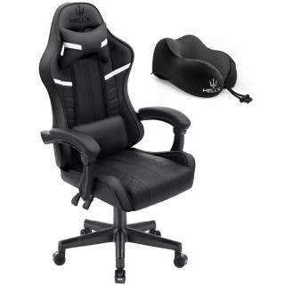 Črn gaming stol HELL'S CHAIR