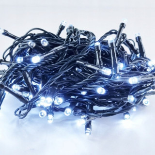 Božično bele LED lučke - 8 m