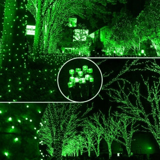 Božično zelene LED lučke - 8 m