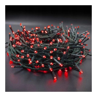 Božične rdeče LED lučke - 8 m